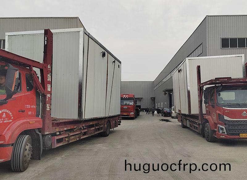 恭喜我司北京项目一体化污水处理设备顺利发货